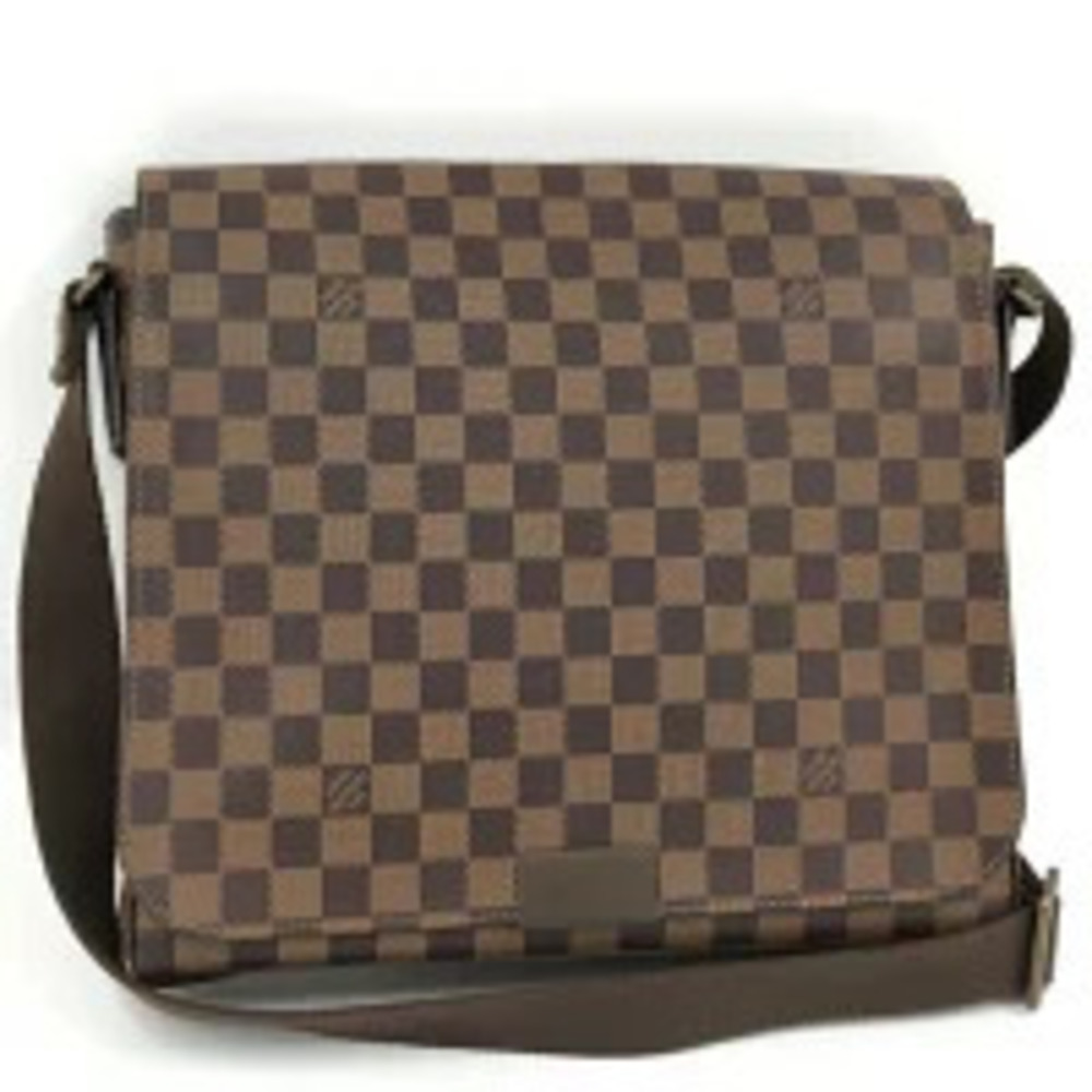 LOUIS VUITTON District Shoulder Bag Damier Ebene